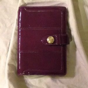 Coach patent leather calendar/agenda